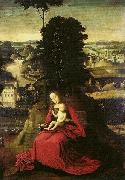 Adriaen Isenbrant Madonna and Child in a landscape Spain oil painting artist